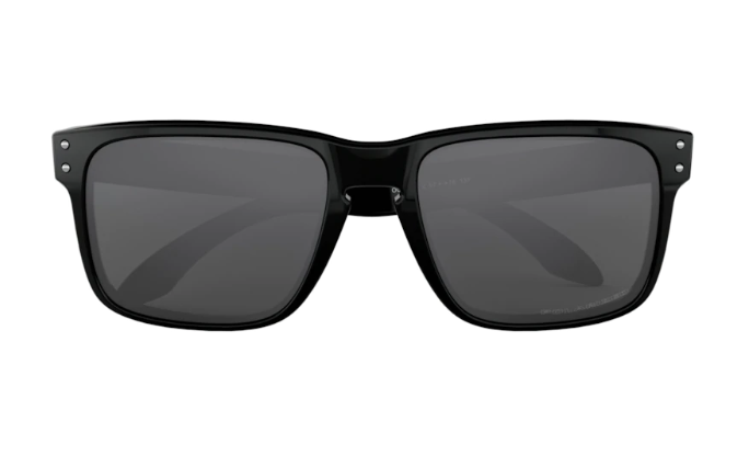 Oakley Sunglasses HOLBROOK Polished Black/Grey Polarized OO9102-02