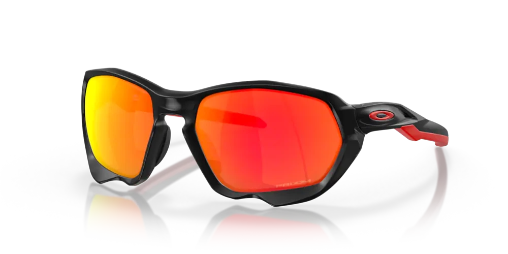 Oakley Sunglasses PLAZMA Matte Black Ink, Prizm Ruby OO9019-11