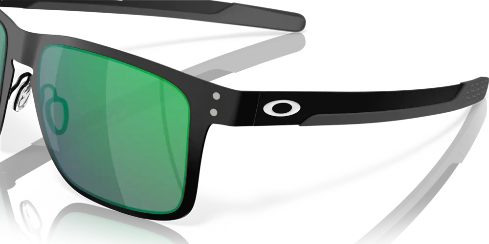 Oakley Sunglasses HOLBROOK™ METAL Matte Black / Jade Iridium OO4123-04