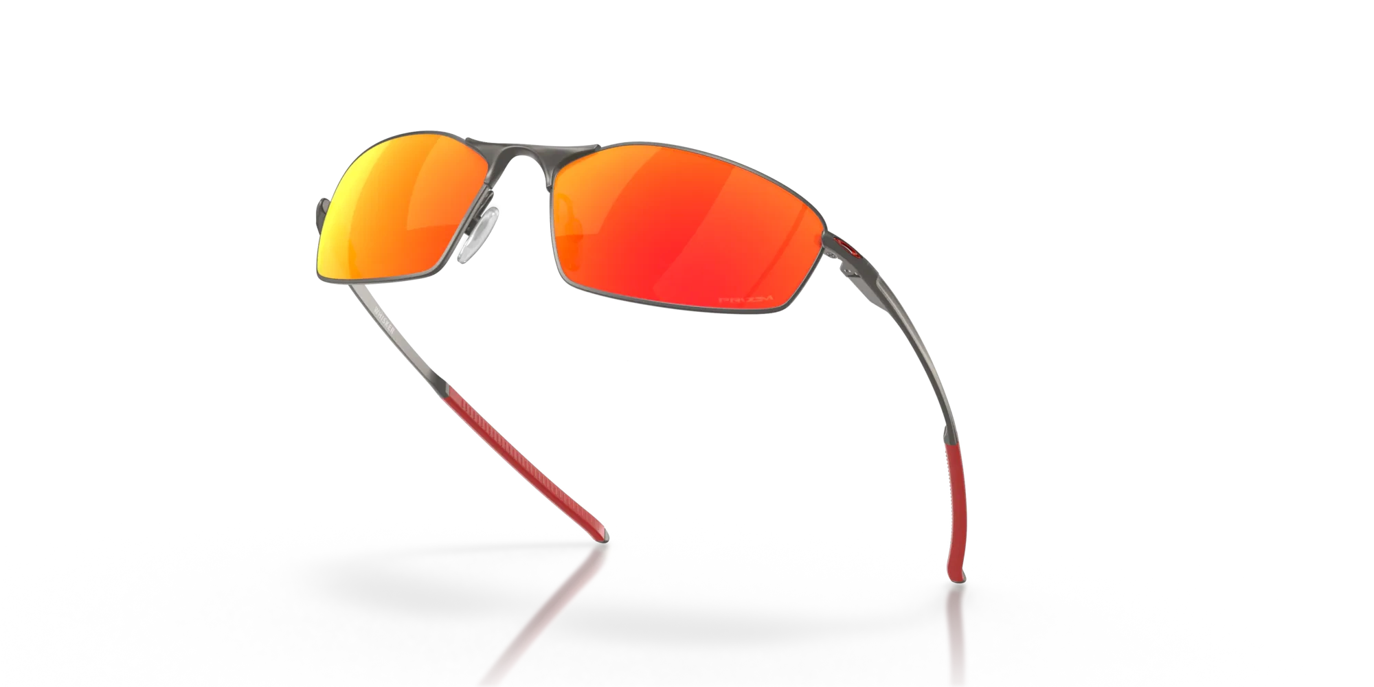 Oakley Okulary przeciwsłoneczne WHISKER Matte Gunmetal/Prizm Ruby OO4141-02