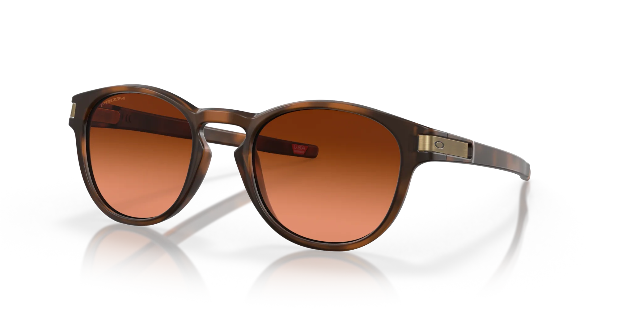 Oakley Okulary przeciwsłoneczne LATCH Matte Brown Tortoise, Prizm Brown Gradient OO9265-60