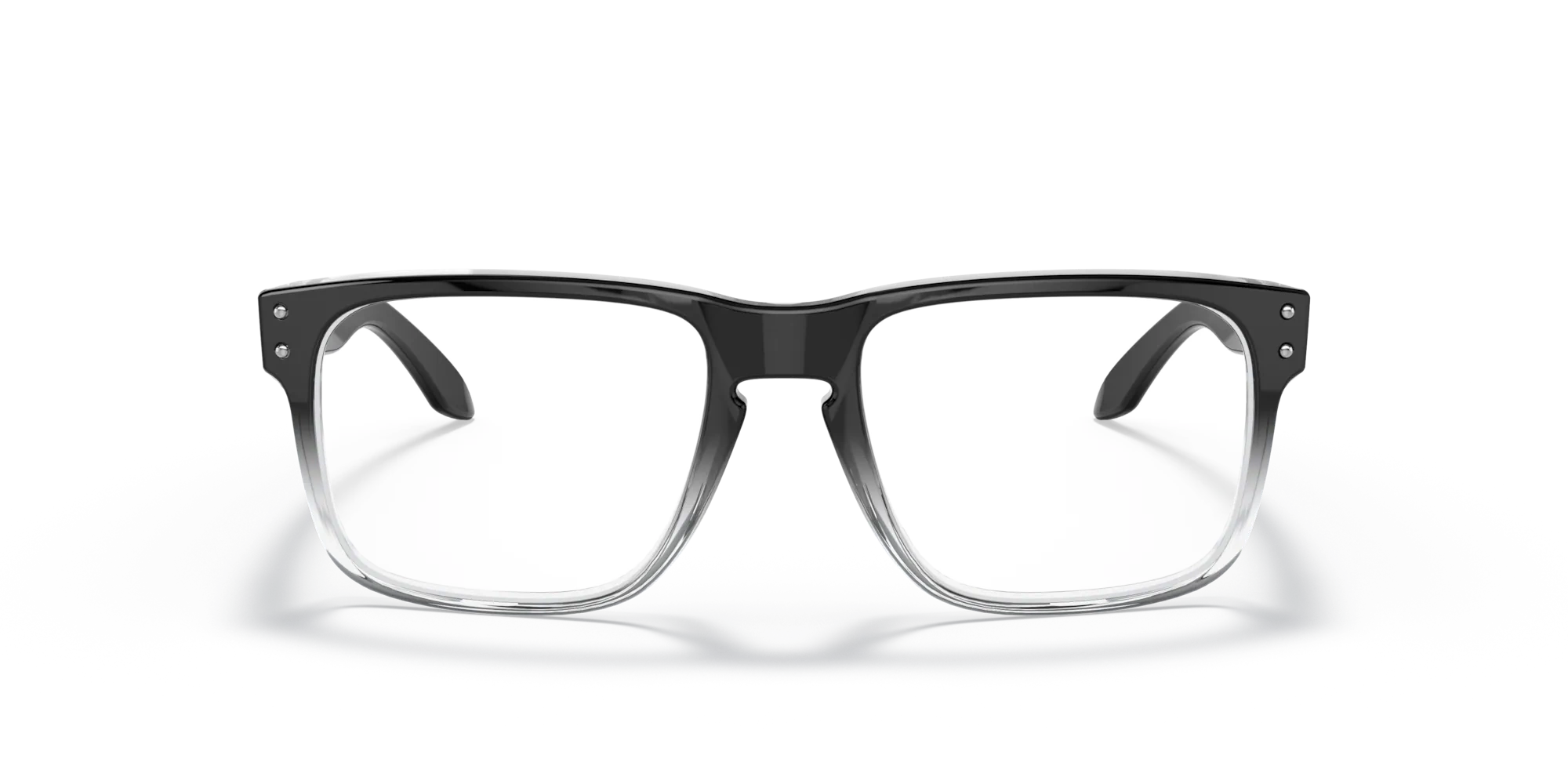 OAKLEY Okulary korekcyjne HOLBROOK RX Polished Black Clear Fade/Clear OX8156-06