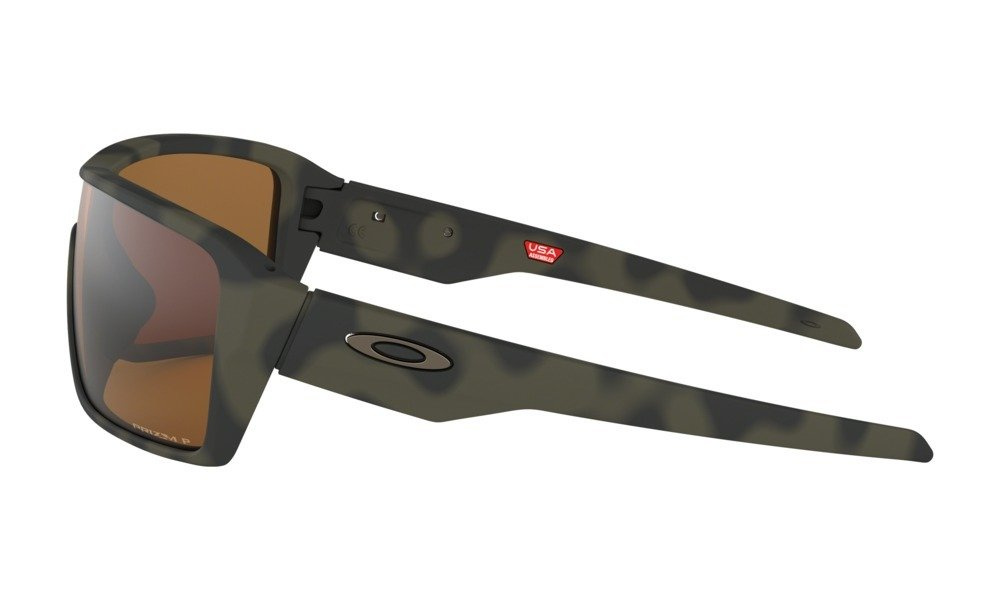 Oakley Okulary przeciwsłoneczne RIDGELINE Matte Olive Camo/Prizm Tungsten Polarized OO9419-06