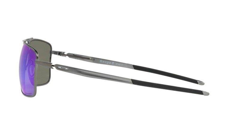 Oakley Okulary przeciwsłoneczne GAUGE 8 Matte Gunmetal/ Prizm Sapphire Polarized OO4124-06