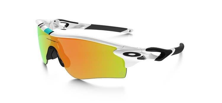 Oakley Sunglasses RADARLOCK PATH 30 YEARS SPORT SPECIAL EDITION Polished White/Fire Iridium & Black Iridium OO9181-30