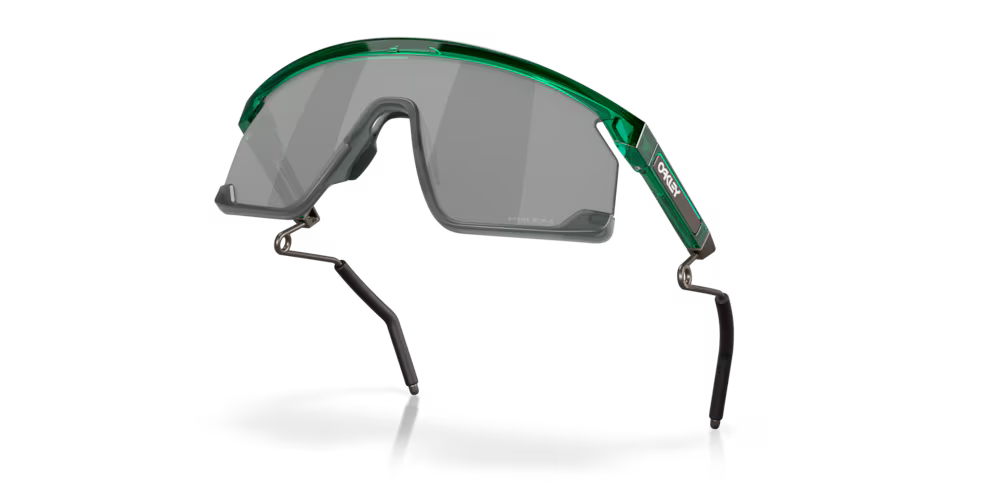 Oakley Okulary przeciwsłoneczne BXTR METAL Transparent Viridian / Prizm Black OO9237-05
