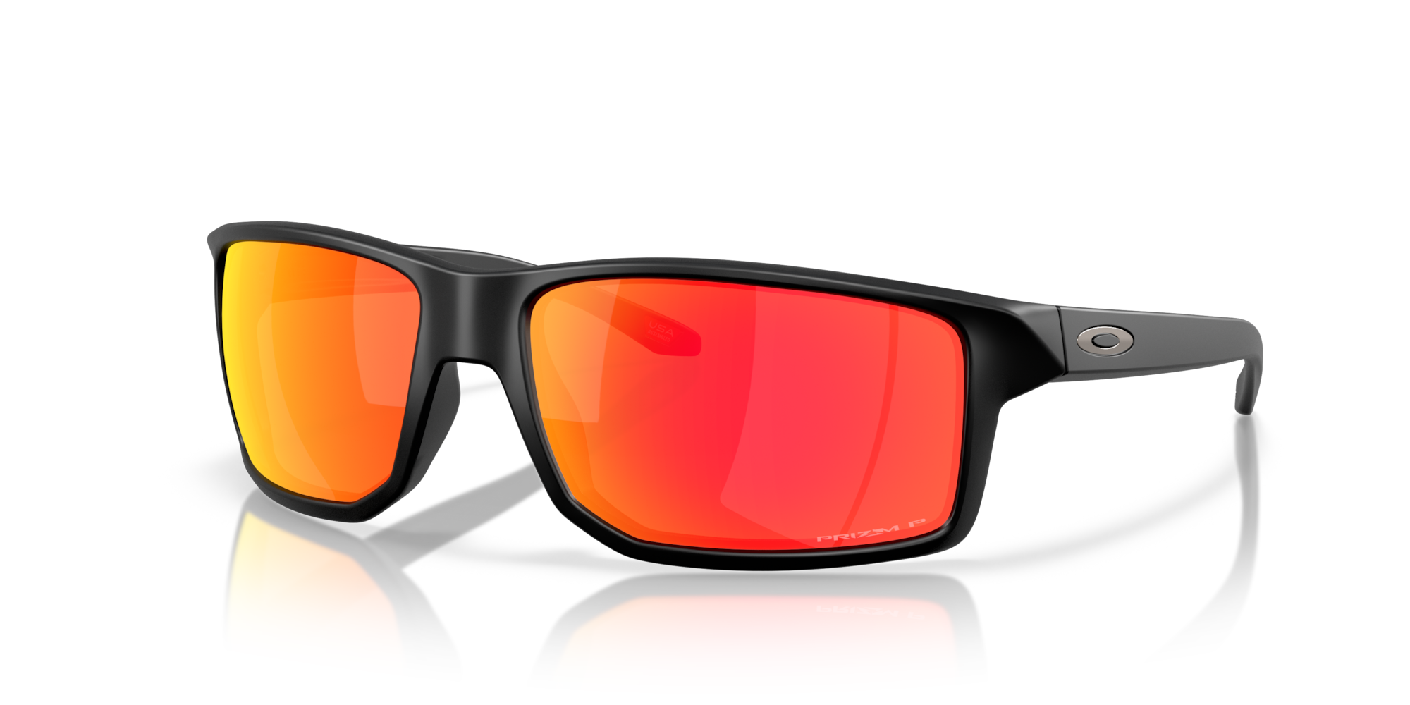 Oakley Okulary przeciwsłoneczne GIBSTON XL Matte Black / Prizm Ruby Polarized OO9470-06