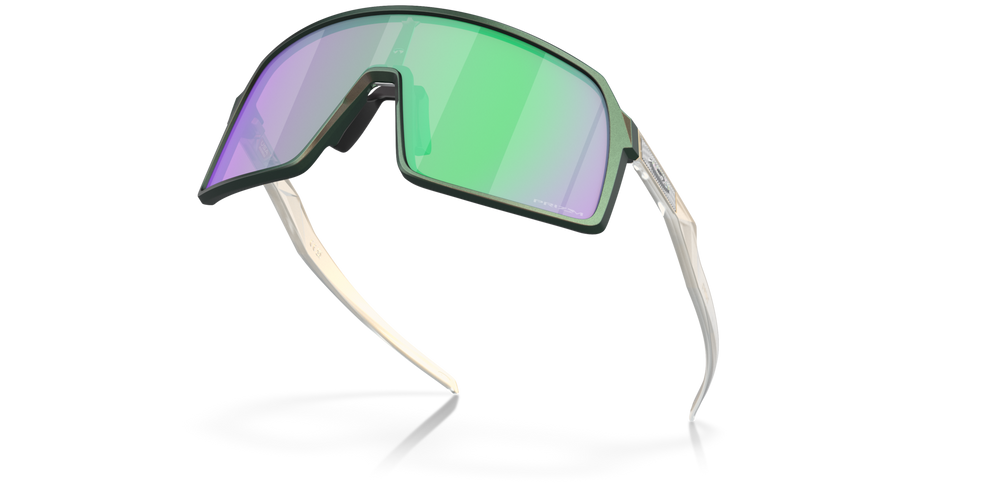 Oakley Okulary przeciwsłoneczne SUTRO Matte Silver Green/Prizm Road Jade OO9406-A2