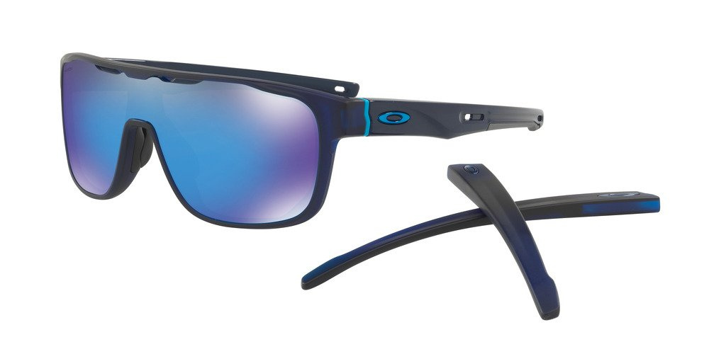 Oakley CROSSRANGE SHIELD Matte Translucent Blue/Prizm Sapphire OO9387-05