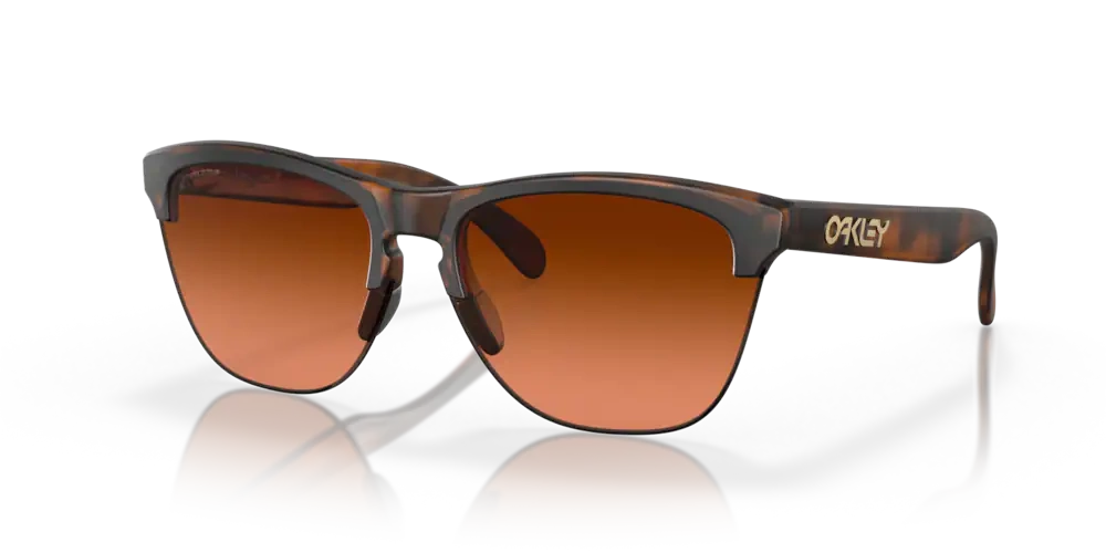 Oakley Sunglasses FROGSKINS LITE Matte Brown Tortoise, Prizm Brown Gradient OO9374-50
