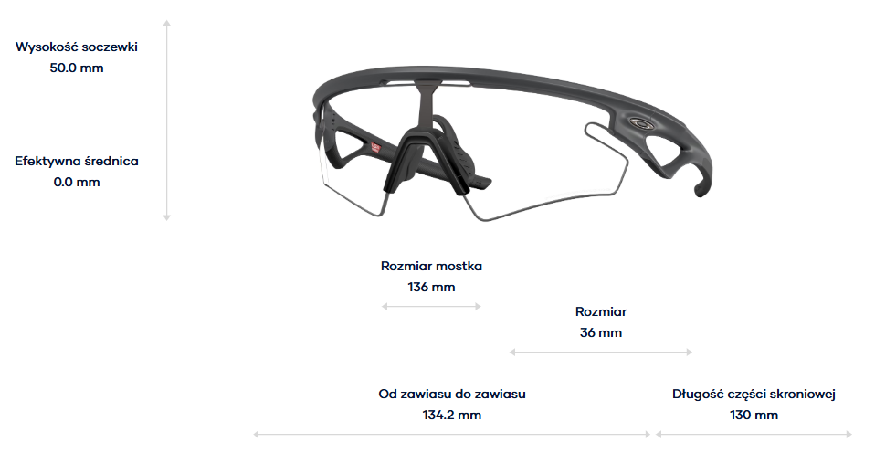 Oakley Okulary przeciwsłoneczne SPHAERA SLASH Carbon / Clear to Black Photochromic OO9499-12