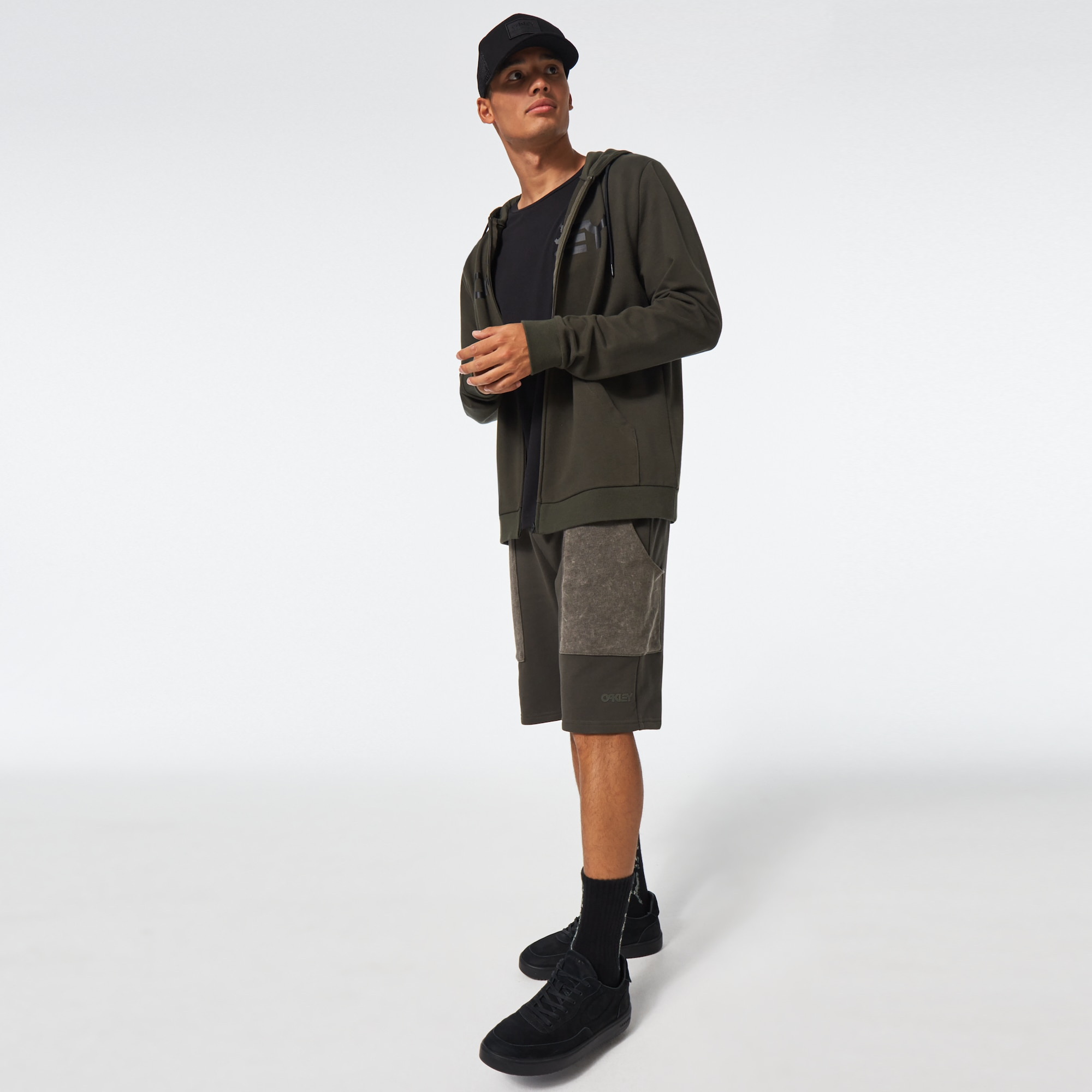 Oakley Bluza z kapturem Teddy Full Zip Hoddie FOA403057-DBB