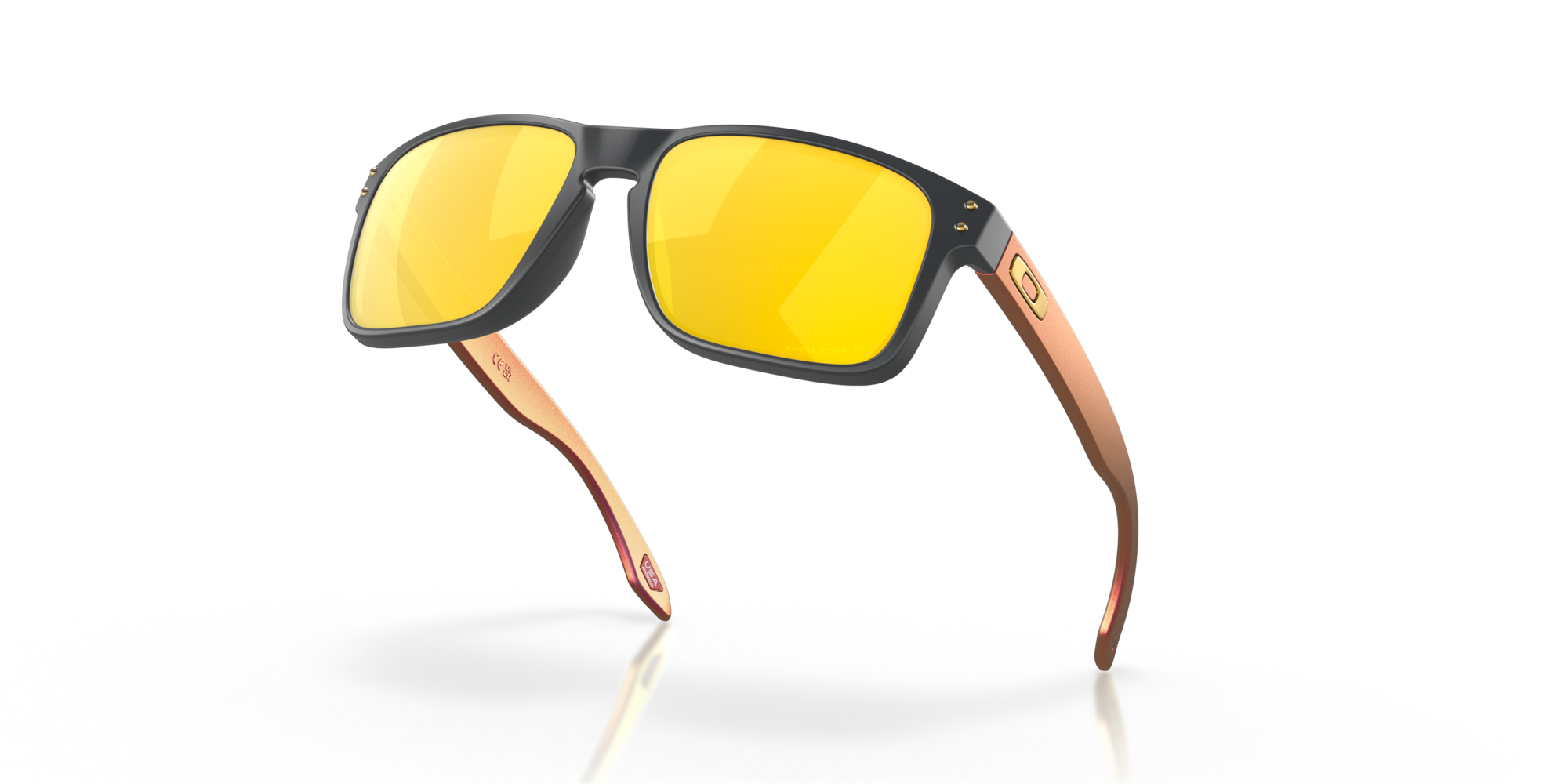 Oakley Okulary przeciwsłoneczne HOLBROOK Matte Carbon / Prizm 24K Polarized OO9102-W4