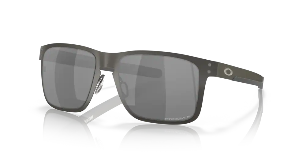 Oakley Sunglasses HOLBROOK™ METAL Matte Gunmetal / Prizm Black Iridium Polarized OO4123-06