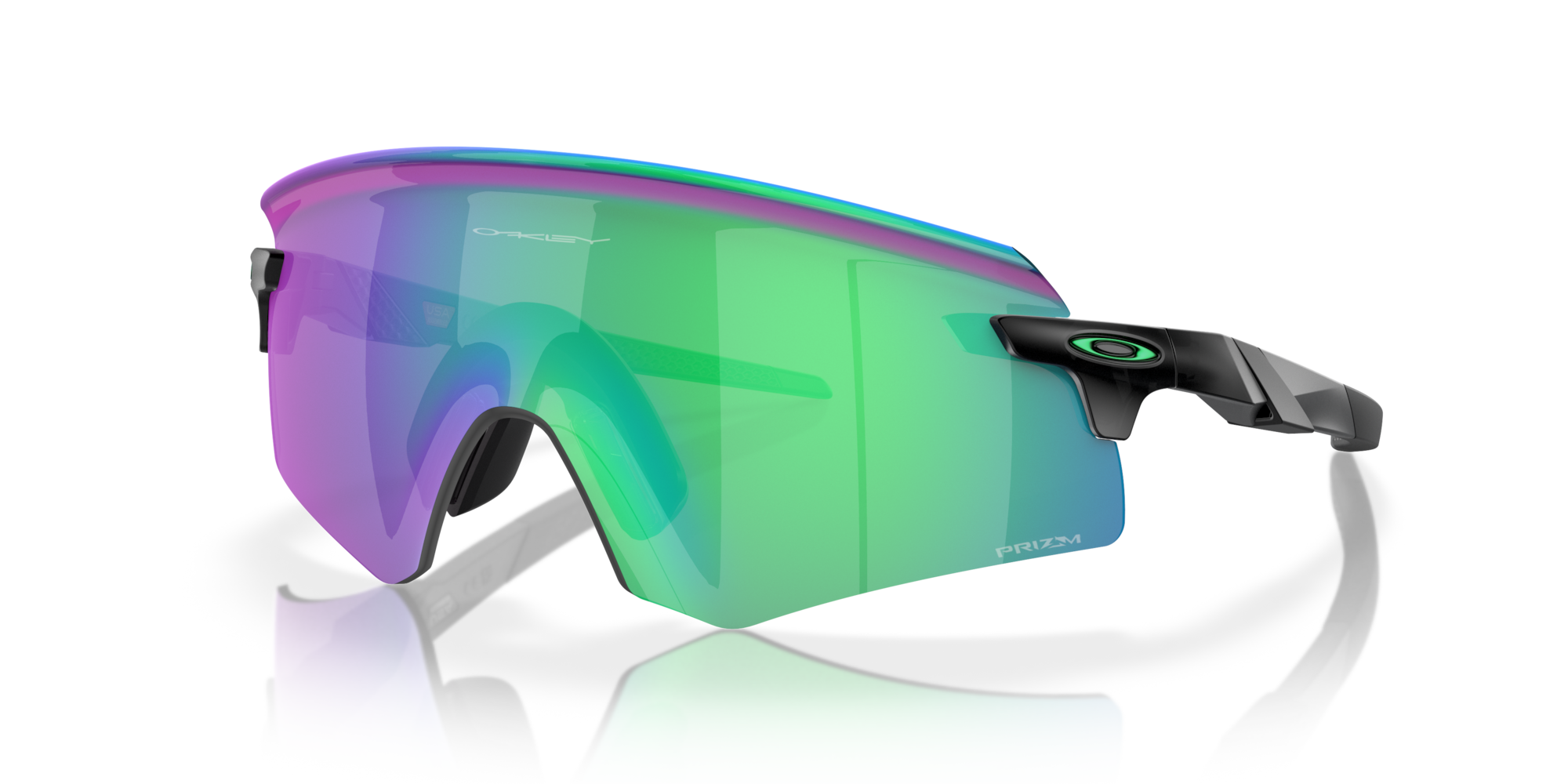 Oakley Okulary przeciwsłoneczne ENCODER Matte Black Ink / Prizm Jade OO9471-18