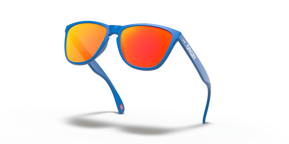Oakley Sunglasses FROGSKINS Primary Blue/ Prizm Ruby OO9444-04