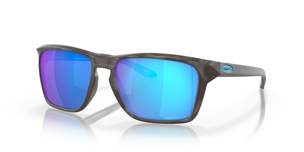 Oakley Sunglasses SYLAS OO9448-28 Matte Black Tortoise, Prizm Sapphire Polarized