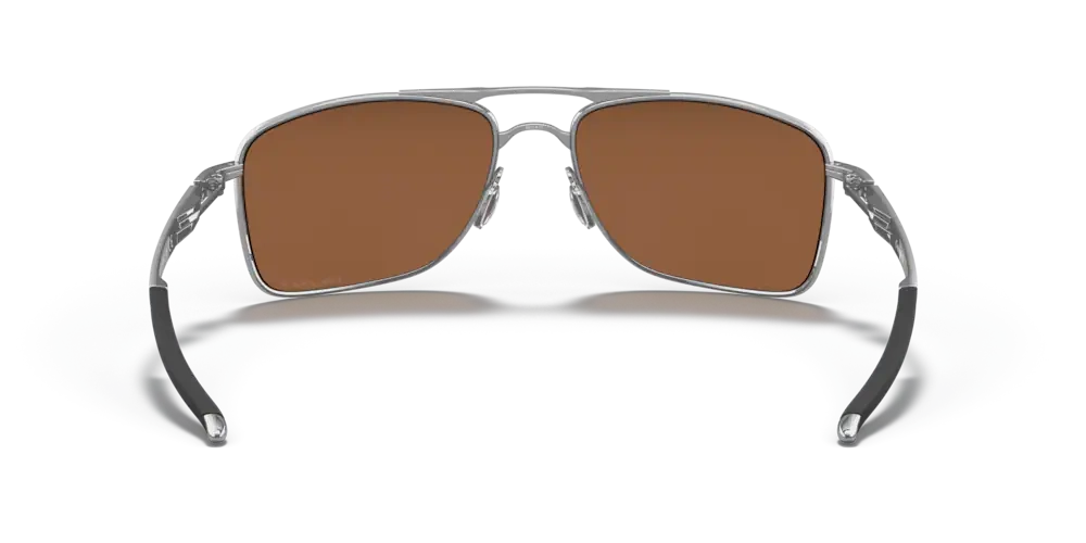 Oakley Okulary przeciwsłoneczne GAUGE 8 Polished Chrome/Prizm Tungsten Polarized OO4124-09