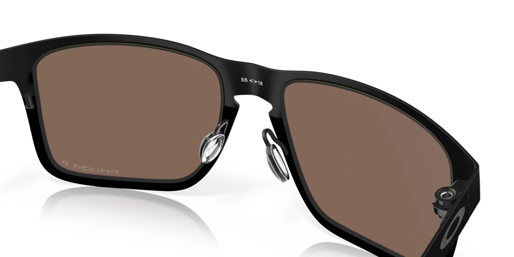 Oakley Sunglasses HOLBROOK METAL Polished Black/Prizm 24k PolarizedOO4123-20