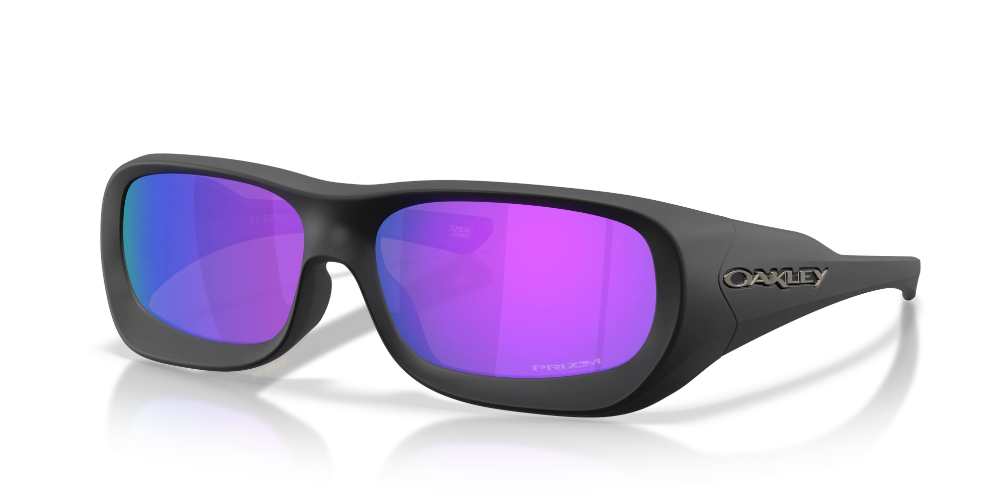 Oakley Okulary przeciwsłoneczne DE SOTO Black Suede/Prizm Violet OO9494-08