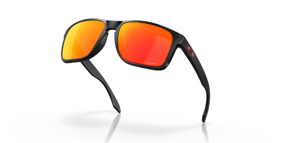 Oakley Sunglasses HOLBROOK XL Matte Black/Prizm Ruby OO9417-04