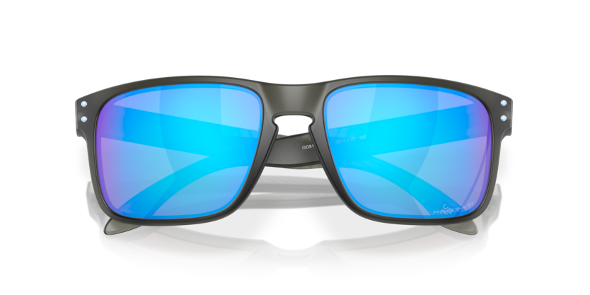 Oakley Sunglasses HOLBROOK Matte grey smoke/Prizm sapphire polarized OO9102-X5