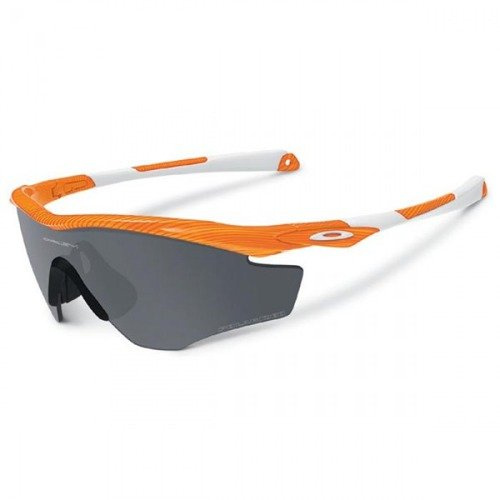 Oakley Sunglasses M2 FRAME Fingerprint Atomic Orange/Black Iridium Polarized OO9212-18