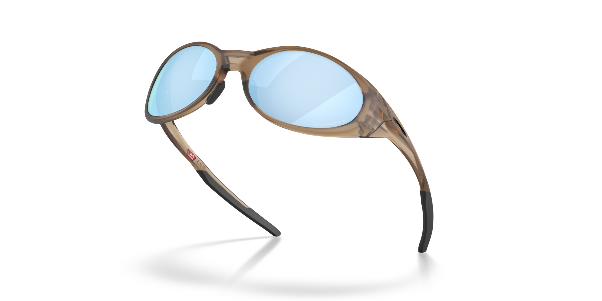Oakley Okulary przeciwsłoneczne EYEJACKET REDUX Matte Brown Smoke/Prizm Deep Water Polarized OO9438-45