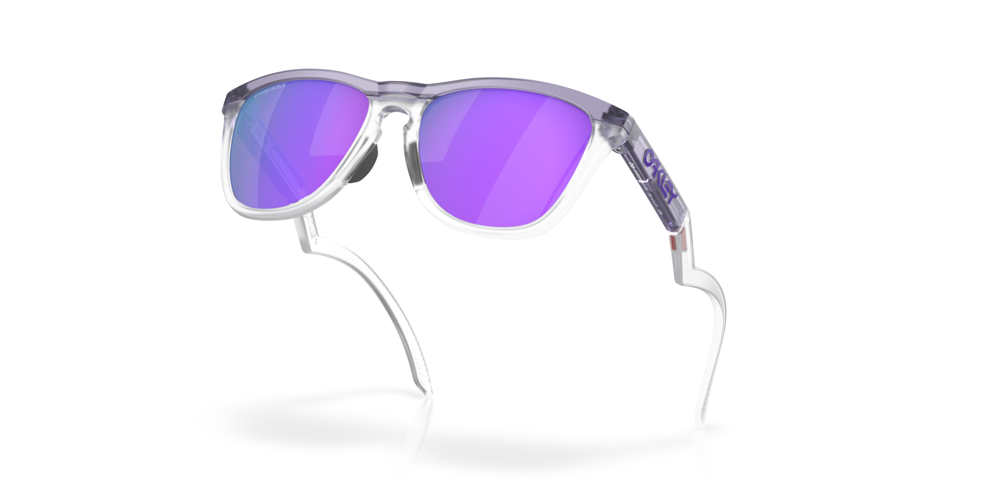 Oakley Sunglasses FROGSKINS HYBRID Matte Lilac/Matte Clear/Prizm Violet OO9289-01