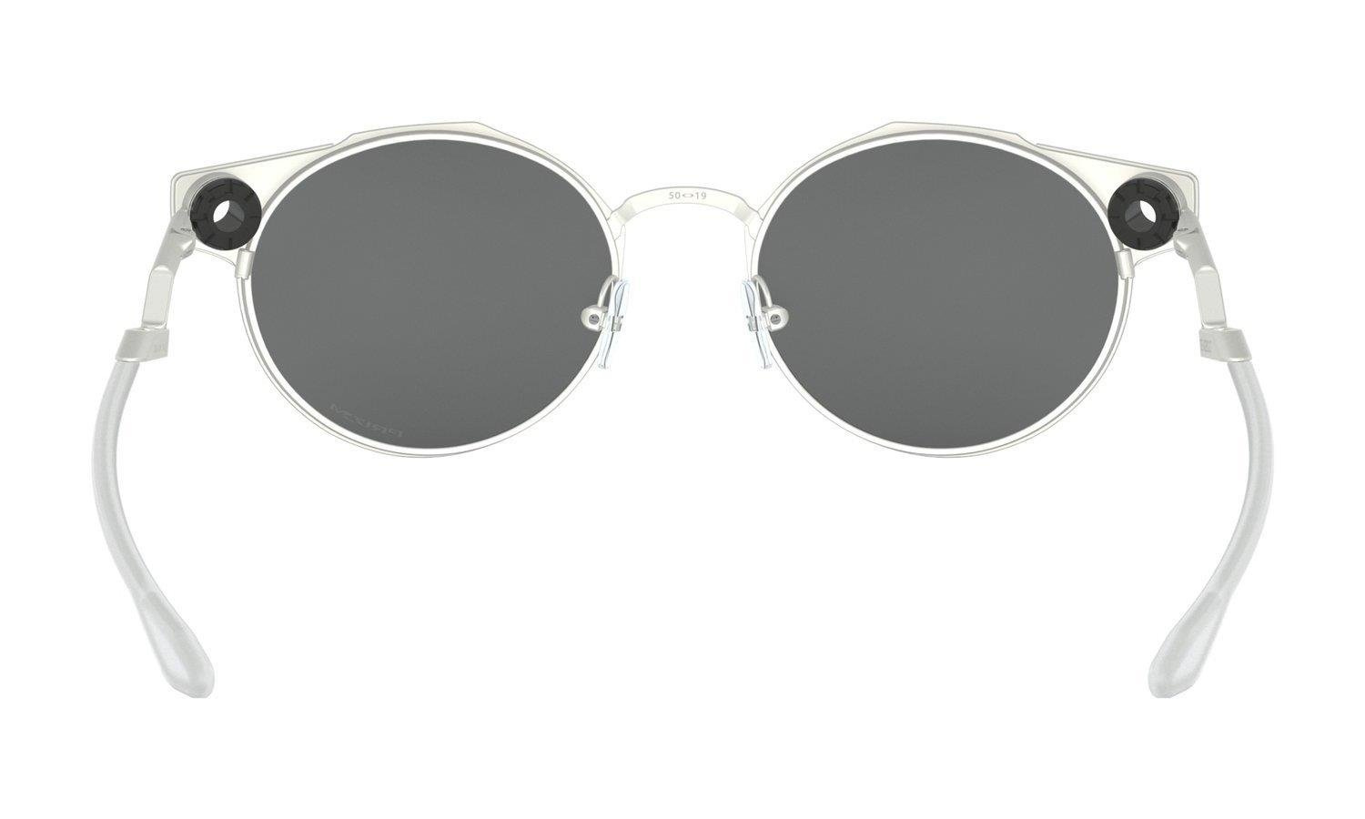 Oakley Okulary przeciwsłoneczne DEADBOLT Satin Chrome/Prizm Black OO6046-01