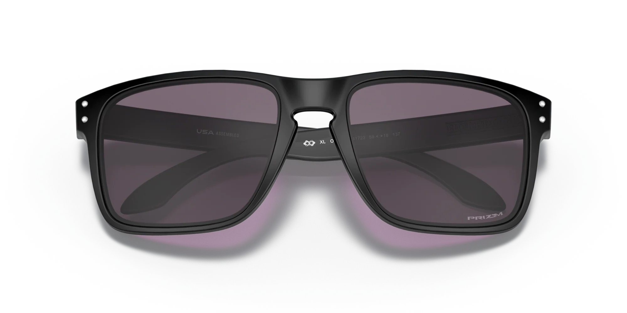 OAKLEY Sunglasses HOLBROOK XL Matte Black/Prizm Grey OO9417-22