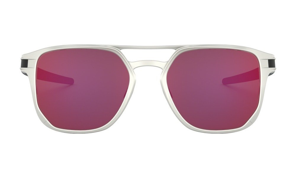 Oakley Sunglasses LATCH ALPHA Matte Silver/Torch Iridium OO4128-02