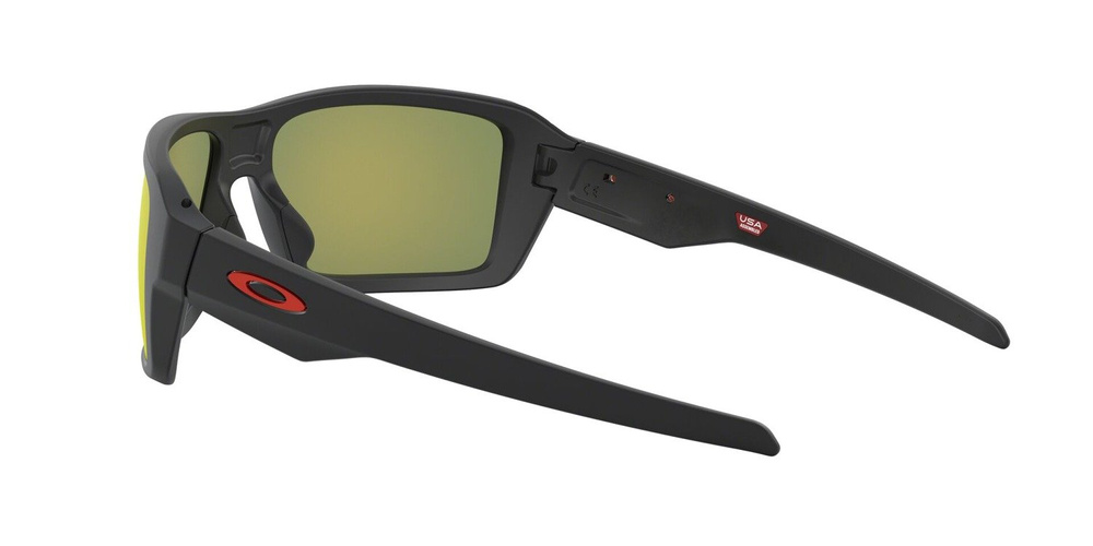 Oakley Okulary przeciwsłoneczne DOUBLE EDGE Matte Black / Prizm Ruby Polarized OO9380-05