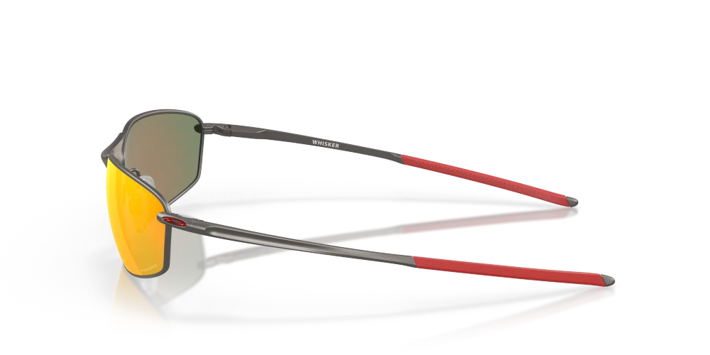 Oakley Okulary przeciwsłoneczne WHISKER Matte Gunmetal/Prizm Ruby OO4141-02