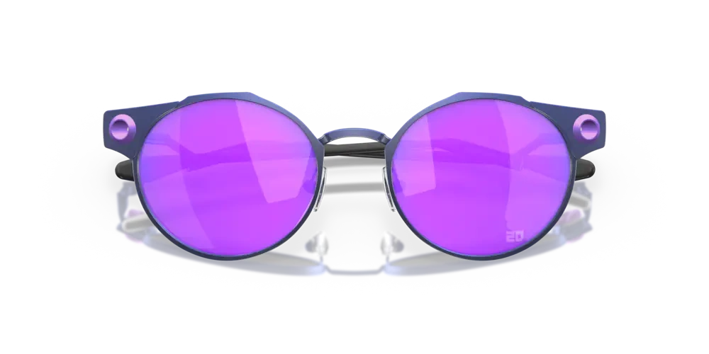 Oakley Okulary przeciwsłoneczne DEADBOLT Fabio Quartararo Collection Matte Navy, Prizm Violet OO6046-10