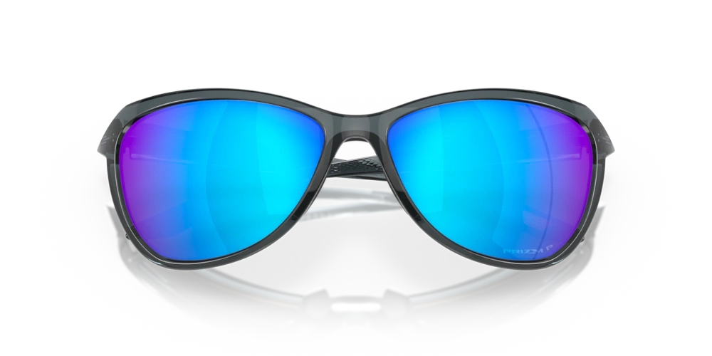 Oakley Sunglasses PASQUE Crystal Black, Prizm Sapphire Polarized OO9222-02