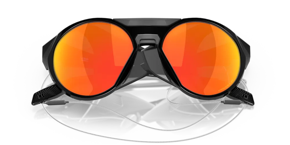 Oakley Okulary przeciwsłoneczne CLIFDEN Polished Black/Prizm Ruby Polarized OO9440-10