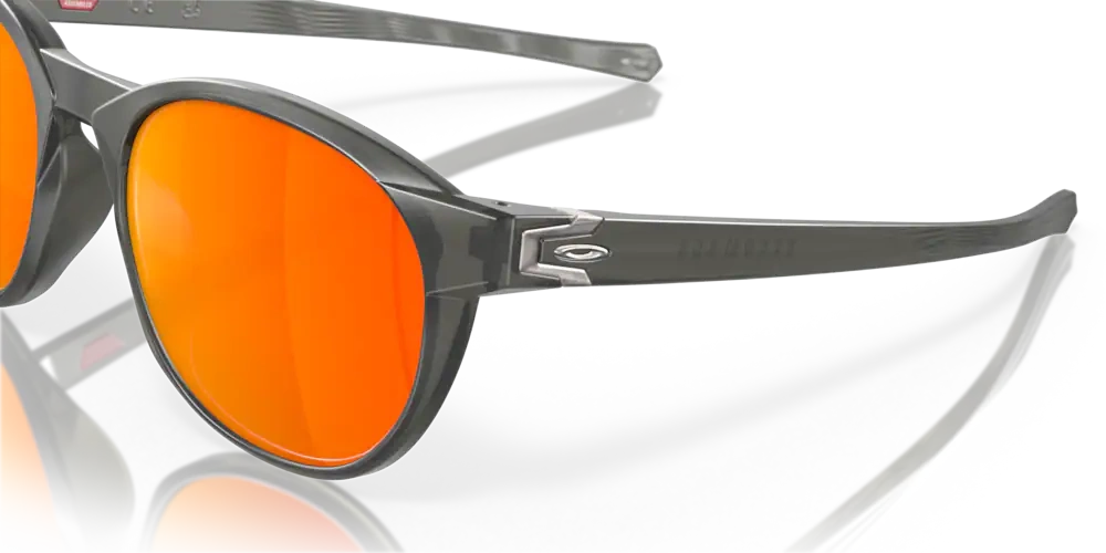 Oakley Okulary przeciwsłoneczne REEDMACE Matte Grey Smoke, Prizm Ruby Polarized OO9126-04