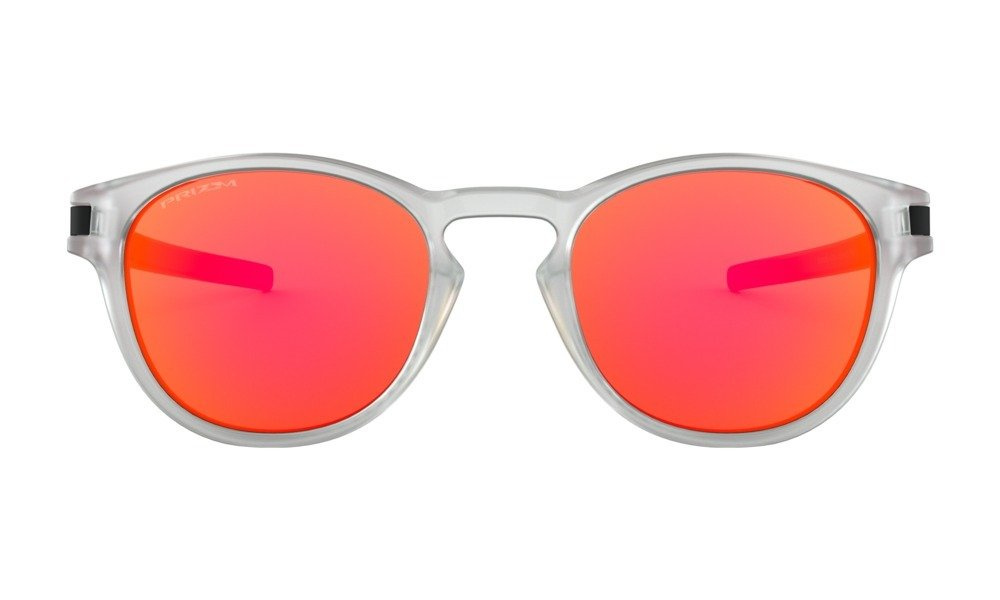 Oakley Sunglasses LATCH Matte Clear/Prizm Ruby OO9265-47