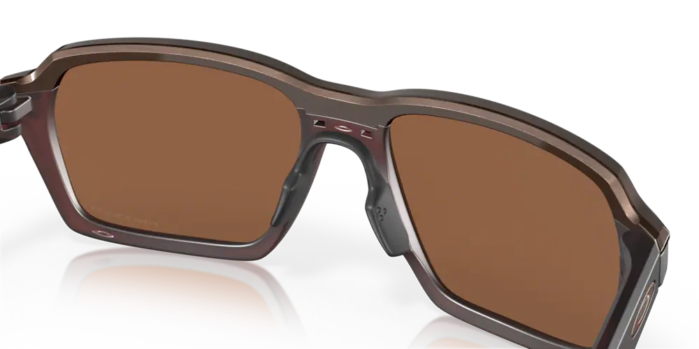 Oakley Sunglasses PARLAY Matte Rootbeer/Prizm Tungsten Polarized OO4143-06