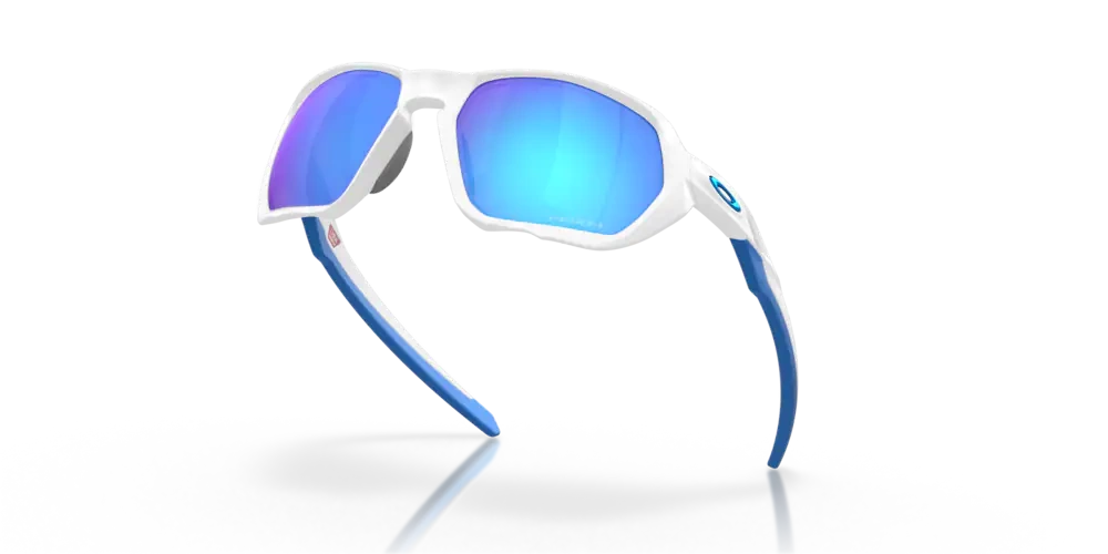 Oakley Sunglasses PLAZMA Matte White, Prizm Sapphire OO9019-10