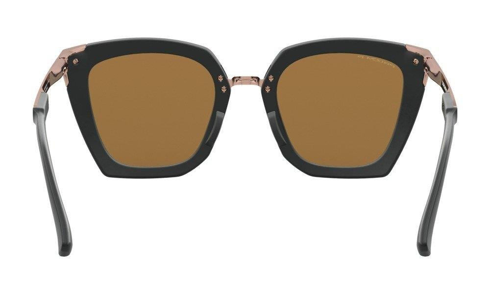 Oakley Okulary przeciwsłoneczne SIDE SWEPT Velvet Black/Prizm Rose Gold Polarized OO9445-04