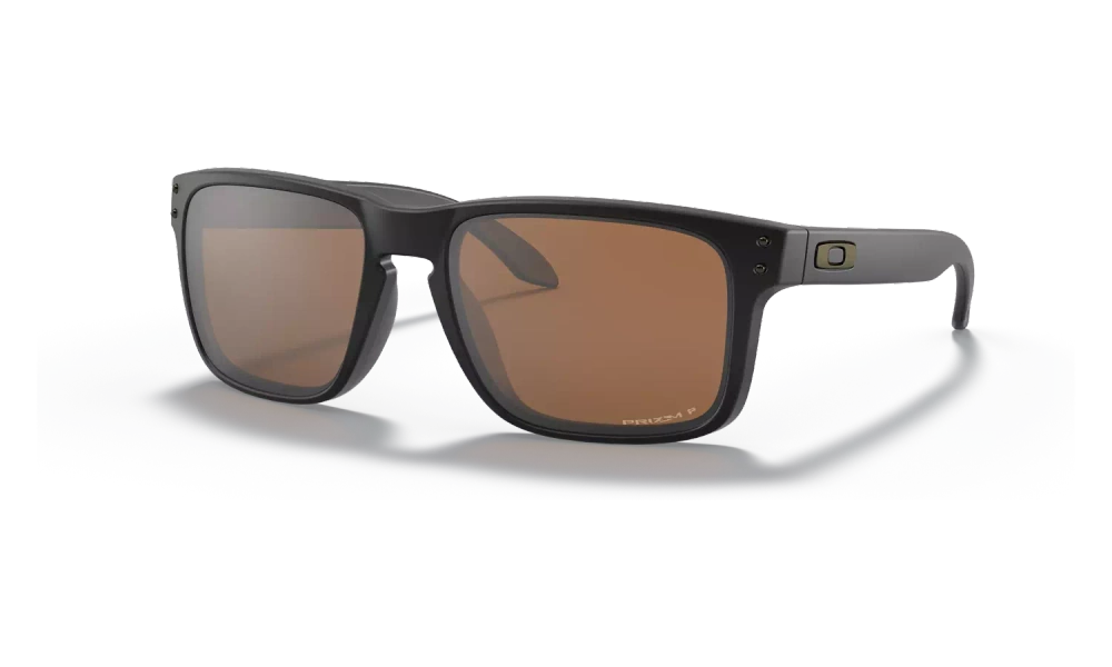 Oakley Okulary przeciwsłoneczne HOLBROOK Matte Black / Prizm Tungsten Polarized OO9102-D7
