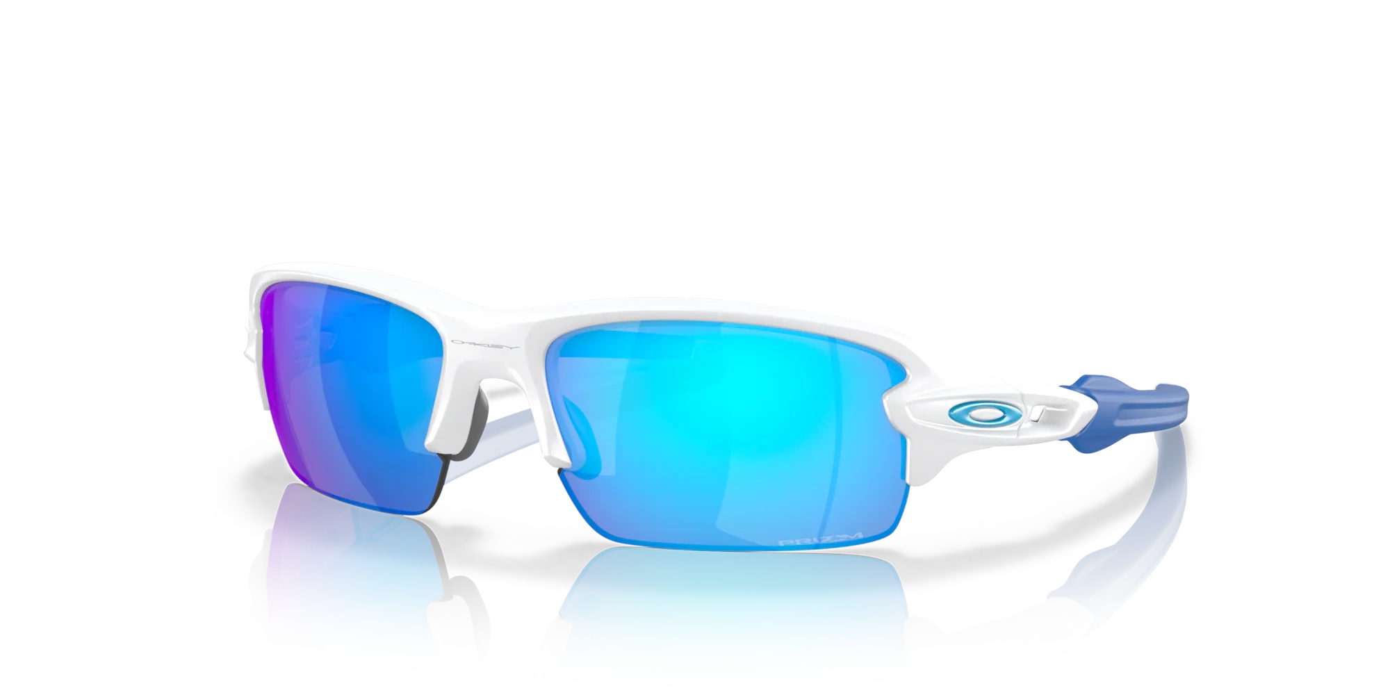 Oakley Sunglasses Flak XS Matte White, Prizm Sapphire OJ9005-16