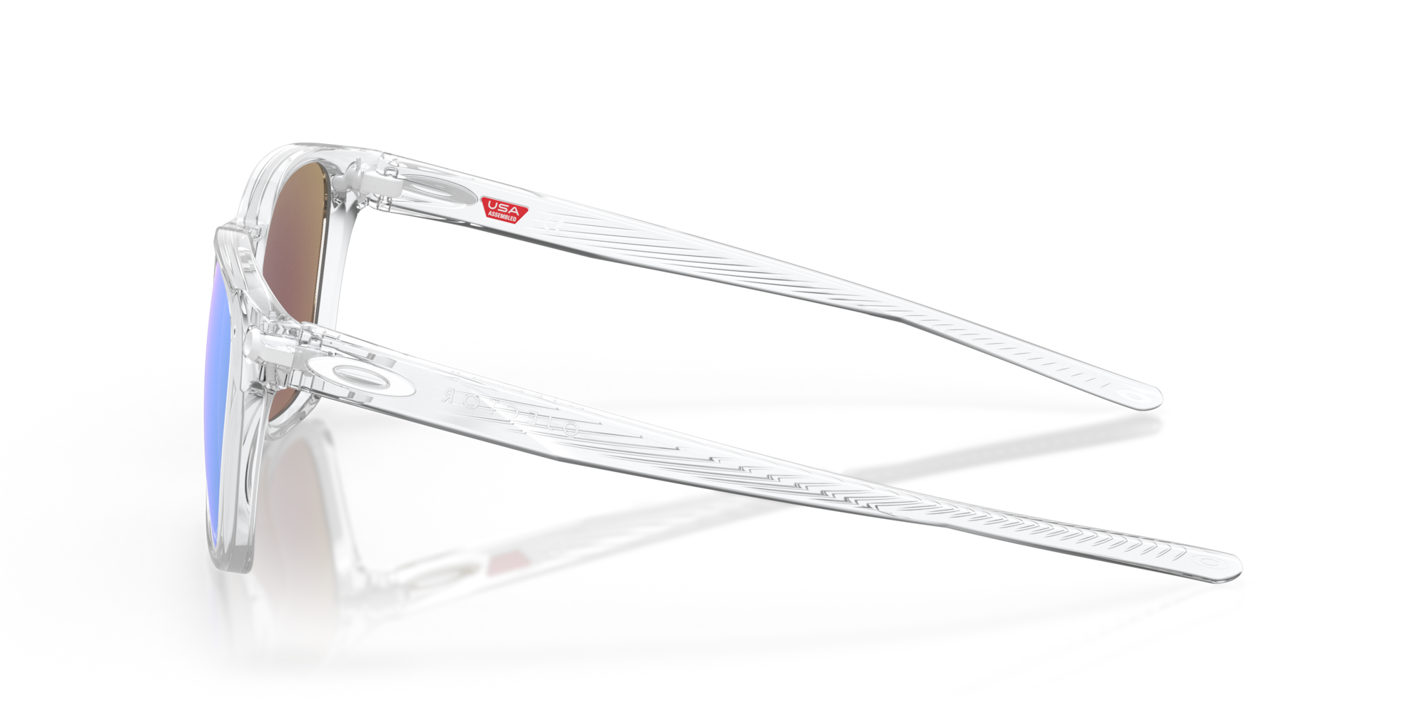 Oakley Okulary przeciwsłoneczne OJECTOR Polished Clear/Prizm Sapphire OO9018-02