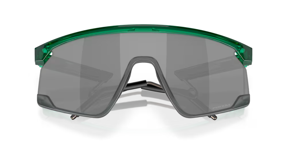Oakley Okulary przeciwsłoneczne BXTR METAL Transparent Viridian / Prizm Black OO9237-05