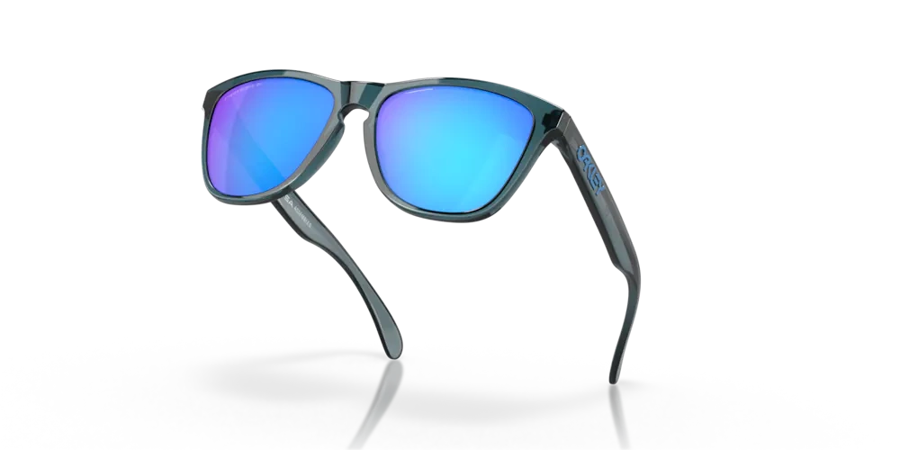 Oakley Sunglasses FROGSKINS Crystal Black / Prizm Sapphire Polarized OO9013-F6