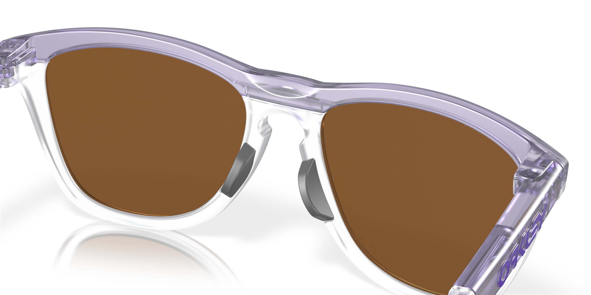 Oakley Sunglasses FROGSKINS HYBRID Matte Lilac/Matte Clear/Prizm Violet OO9289-01