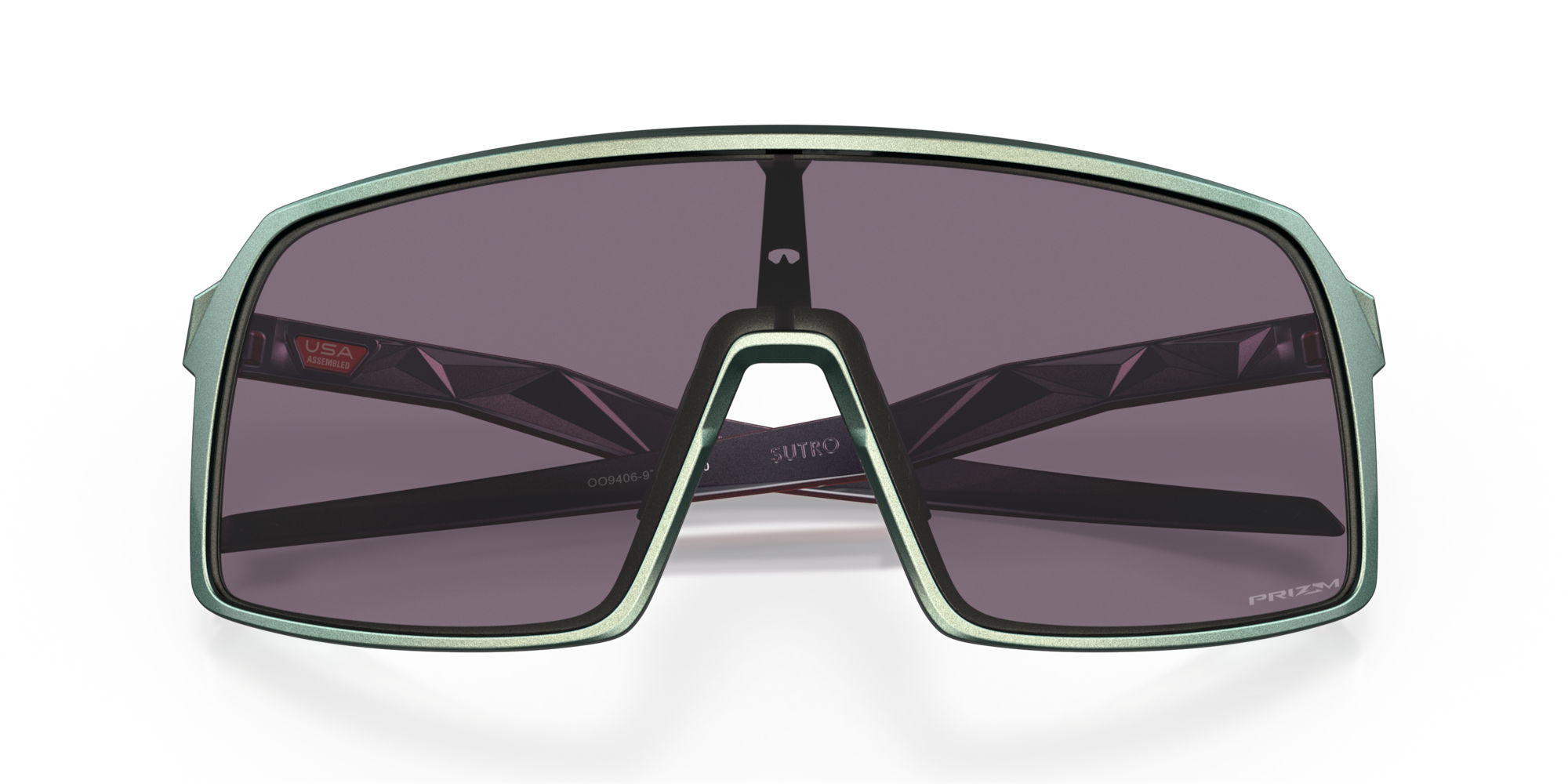 Oakley Sunglasses Sutro Verve Collection Verve Matte Silver/Blue Colorshift, Prizm Grey OO9406-97