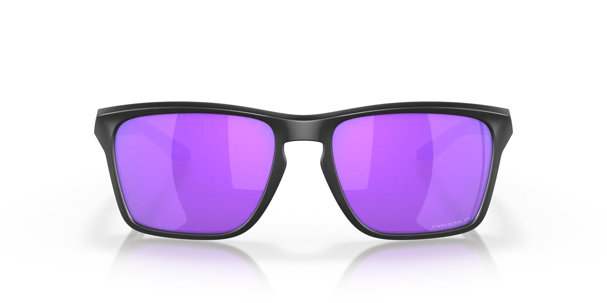 Oakley Okulary przeciwsłoneczne SYLAS Matte Black/Prizm Violet Polarized OO9448-13